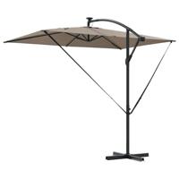 Cantilever Banana Parasol Taupe 294 x 200 x 254 cm - thumbnail