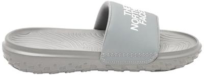 The North Face Never Stop Cush Slide Slipper Heren Concrete/TNF White 080 The North Face Never Stop Cush Slide Slipper Heren Concrete/TNF White 080