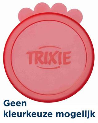 TRIXIE DEKSEL VOOR BLIK KUNSTSTOG ASSORTI 2 ST 10,6 CM 4 ST