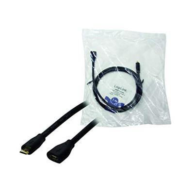 LogiLink USB-kabel USB 2.0 USB-micro-B stekker, USB-micro-B bus 1.00 m Zwart CU0121 LogiLink USB-kabel USB 2.0 USB-micro-B stekker, USB-micro-B bus 1.00 m Zwart CU0121