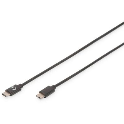 Digitus AK-300138-030-S USB-kabel USB 2.0 USB-C stekker, USB-C stekker 3.00 m Zwart Flexibel, Folie afscherming, Afscherming gevlochten, Afgeschermd, Digitus AK-300138-030-S USB-kabel USB 2.0 USB-C stekker, USB-C stekker 3.00 m Zwart Flexibel, Folie afscherming, Afscherming gevlochten, Afgeschermd,