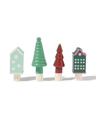 HEMA Houten figuren kerst (multi)