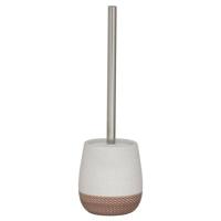 Toiletborstel met houder vrijstaand Sealskin Braid Zand - thumbnail