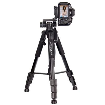 MOJOGEAR 140cm Camera en Telefoon Statief met Premium Telefoonhouder