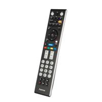 Hama Universele afstandsbediening voor LG TV's (infrarood, leerbaar, lichtgevende toetsen, slimme knop, Easy Mode functie, ergonomische hoofdtoetsen, 10 m bereik) zwart - thumbnail