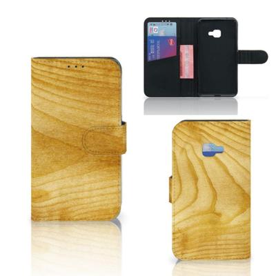 Samsung Galaxy Xcover 4 | Xcover 4s | Book Style Case | Licht Hout
