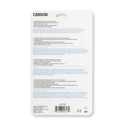 Carson omhangloep 2/4x110mm met led