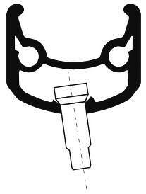 Ryde velg andra 40 27.5" 650b / 584 x 25c aluminium 36 gaats disc 14g zwart