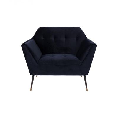 Dutchbone Fauteuil 'Kate', kleur Donkerblauw