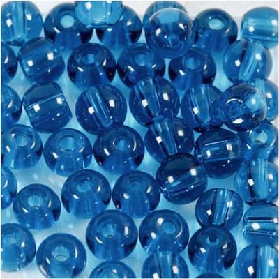 Creativ Company Glas kralen turquoise, 45st.