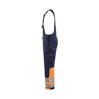 Blåkläder High-Vis bretelbroek 26621800 | Marineblauw/Oranje | Maat 48 - 7330509727454 - thumbnail