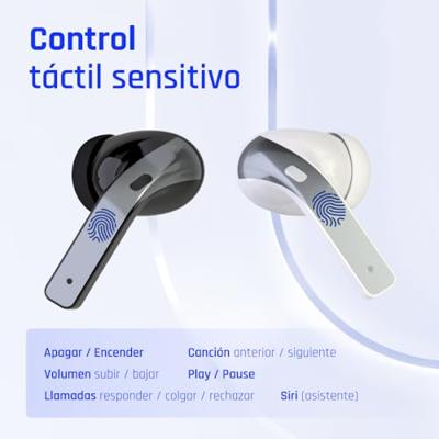 iggual TWS Draadloze Bluetooth-hoofdtelefoon met ruisonderdrukking
