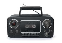 Muse Retro cassetterecorder met opnamefunctie, werkt op batterijen mogelijk - thumbnail