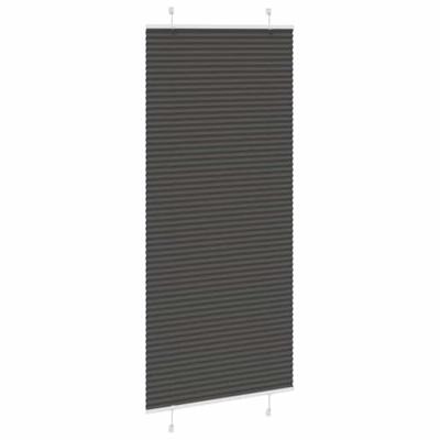 Pliss rolgordijn 100x200 cm stofbreedte 99,4cm polyester zwart