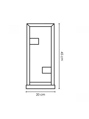 Light depot - tafellamp Preto 2L - zwart - Outlet