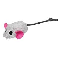 Trixie set muizen met catnip kern pluche - thumbnail