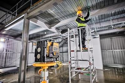 DeWalt DCE0811D1G veelzijdige zelfnivellerende kruislijnlaser 360 graden - DCE0811D1G-QW - thumbnail