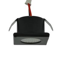 Lyora Vierkant inbouwspotjeForte Mini zwart - VY-001SB - thumbnail