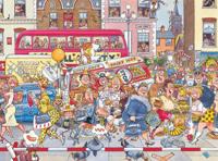 Jumbo Wasgij Retro Original 3 puzzel Werk aan de weg - 1000 stukjes - thumbnail