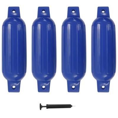 VidaXL Bootstootkussens 4 st 41x11,5 cm pvc blauw