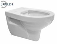 Trevi wandcloset rimless glans wit - thumbnail