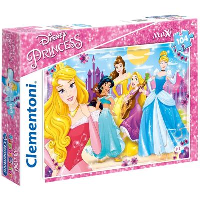 Clementoni legpuzzel super color maxi disney princess, 104st. Clementoni legpuzzel super color maxi disney princess, 104st.
