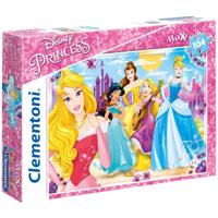 Clementoni legpuzzel super color maxi disney princess, 104st. - thumbnail