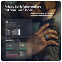 ULTRAHUMAN Ring Air - Advanced Sleep-Tracking Wearable, HRV, hartslag- en temperatuurbewaking, track workout, beweging & herstel, waterbestendig tot 100 m - thumbnail