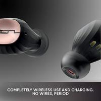 SOL Republic Amps Air, complete draadloze oordopjes, bluetooth oordopjes, draagbare opbergdoos met oplaadfunctie voor maximaal 45 uur batterijduur, vochtbestendig, ideaal voor de sportstudio - thumbnail
