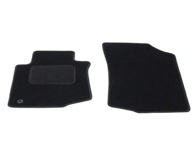 Automatten voorzijde - zwart stof - Toyota Aygo, Peugeot 107, Citroen C1 2005-2014