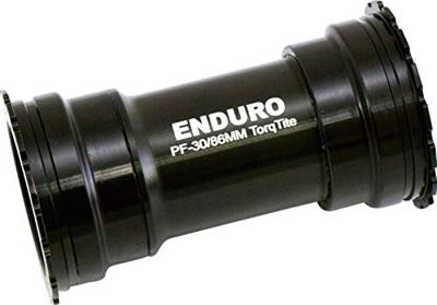 ENDURO BEARINGS Torqtite bottom bracket - bb386 to 30mm - a/c ss - black