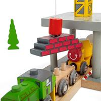 Bigjigs houten rails - hijskraan - thumbnail