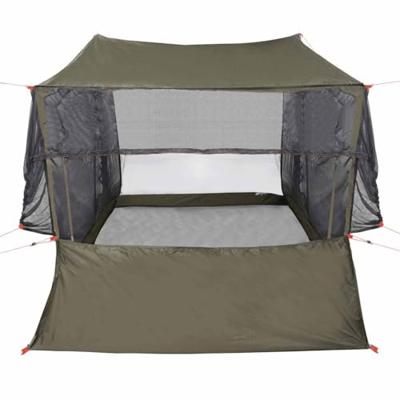 Autotent 2-persoons olijfgroen waterdicht