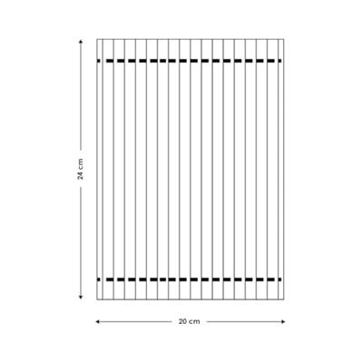 Papieren Gevouwen Lampenkap - Cilindrisch - Geel - ø20 x 24 cm - E27 fitting - Voor Tafellampen - Ontworpen voor woonkamer en eetkamer
