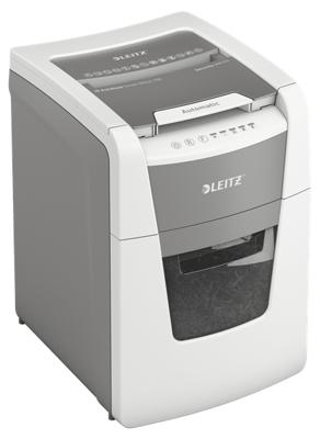 Leitz IQ Autofeed Small Office 100 P4 Papierversnipperaar 100 vellen Cross cut 4 x 30 mm P-4 34 l Ook geschikt voor Paperclips, Nietjes, Creditcards