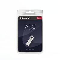 Integral ARC USB stick 2.0, 64 GB, zilver - thumbnail