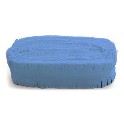 Lichtblauwe Crepe Papier Slinger - 24 meter