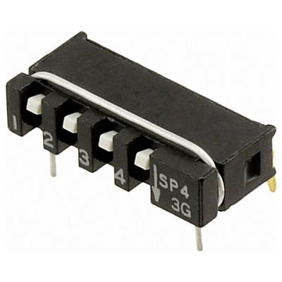 C & K Switches SPA04AB DIP Switch SP Series DIP-schakelaar Aantal polen 4 1 stuk(s) Tube
