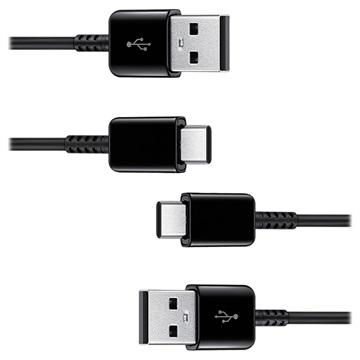 Samsung EP-DG930MBEGWW 1.5m USB A USB C male-male Zwart