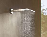 Hansgrohe Raindance e hoofddouche met douchearm 30cm mat zwart 26238670 - thumbnail