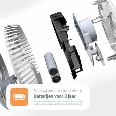 FireAngel FA-6111-INT Rookmelder werkt op batterijen (Ø x h) 118.1 mm x 31.5 mm