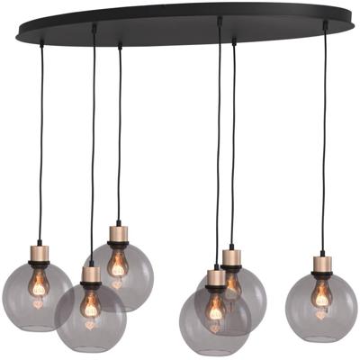 Masterlight Hanglamp ovaalLazise Oval 6x Ø 20cm goud - 2644-05-02-130-50620