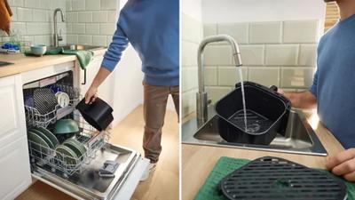 Bosch Serie 4 MAFS2462B friteuse Enkel 6,1 l Vrijstaand 2050 W Heteluchtfriteuse Zwart