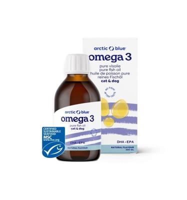 Arctic Blue Omega 3 Pure Visolie Cat & Dog Olie Arctic Blue Omega 3 Pure Visolie Cat & Dog Olie