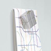 Sigel SI-GL121 Glasmagneetbord Artverum 600x400x15mm Wit - thumbnail