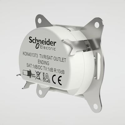 Schneider Electric EPH3570121D Televisie, radio, satelliet Asfora Wit (RAL 9003) 1 stuk(s) - thumbnail