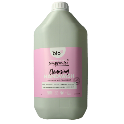 Bio-D Handzeep vloeibaar geranium & grapefruit 5 Liter