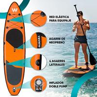 Opblaasbaar SUP-board met Accessoires Winvey SUP-O Oranje - thumbnail