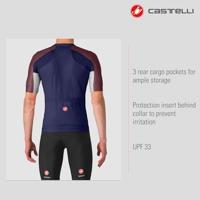 Castelli entrata 6 jersey fietsshirt korte mouw donkerblauw heren XXL - thumbnail