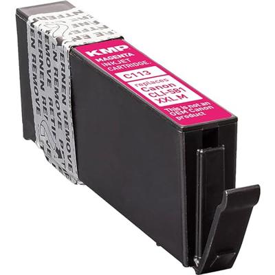 KMP Inktcartridge vervangt Canon CLI-581M XXL Compatibel Magenta C113 1578,0206 KMP Inktcartridge vervangt Canon CLI-581M XXL Compatibel Magenta C113 1578,0206